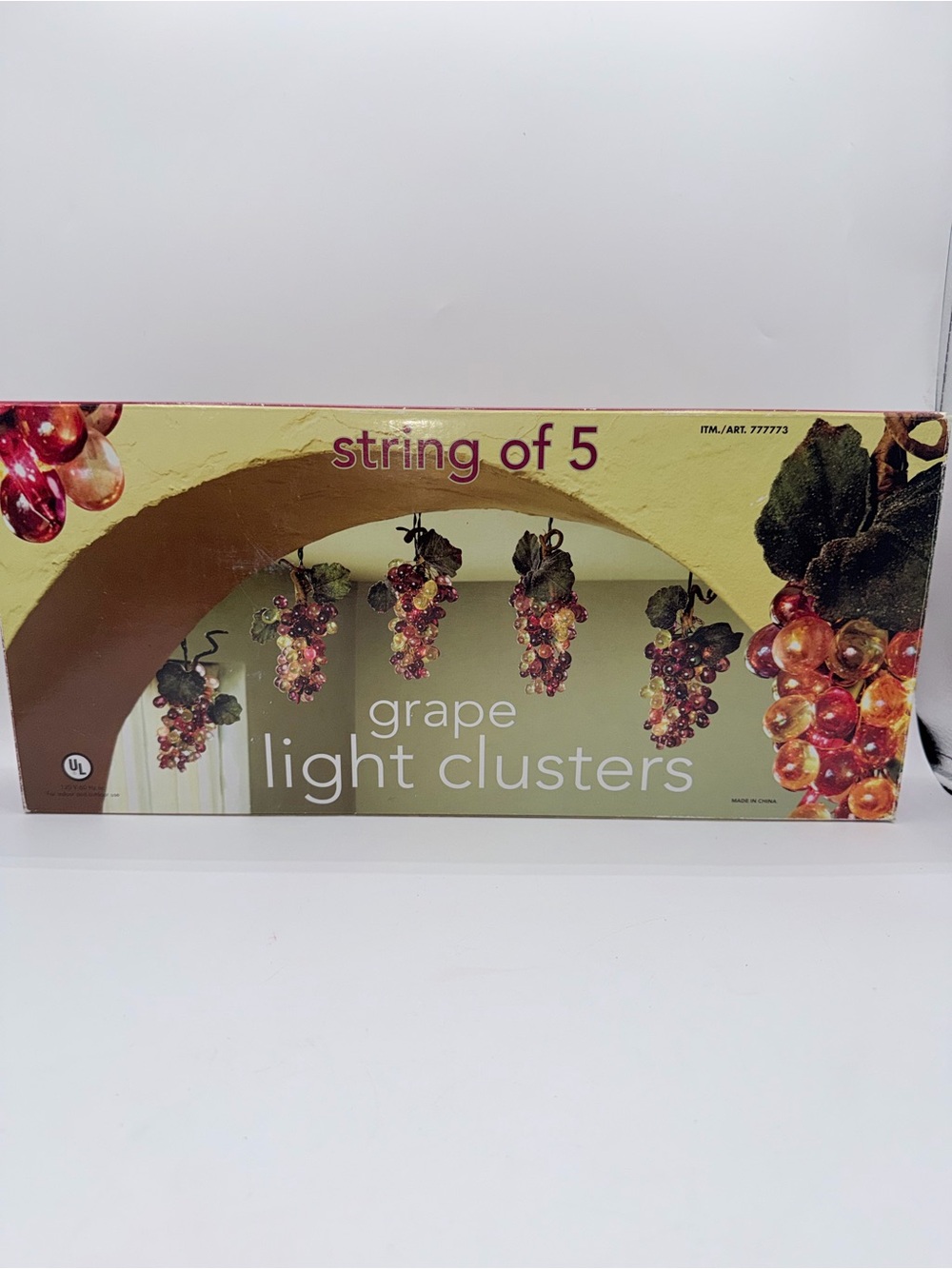 Grape Light Clusters String of 5 - Decorative Holiday Lights